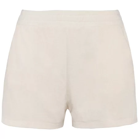 Short écoresponsable en éponge femme