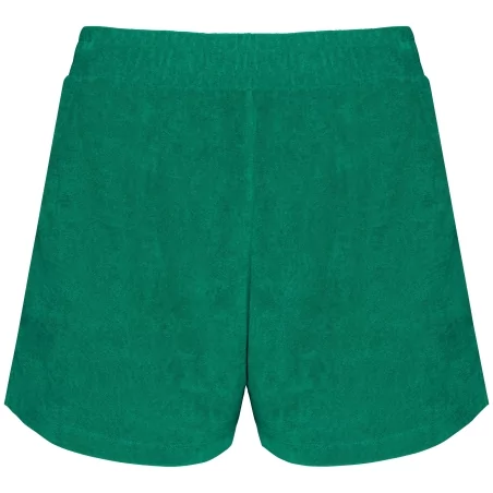 Short écoresponsable en éponge femme