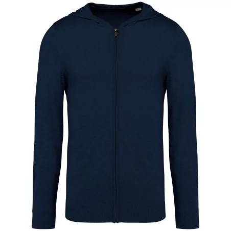 Pull écoresponsable à capuche en lyocell homme