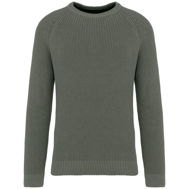 Pull écoresponsable à grosses mailles homme