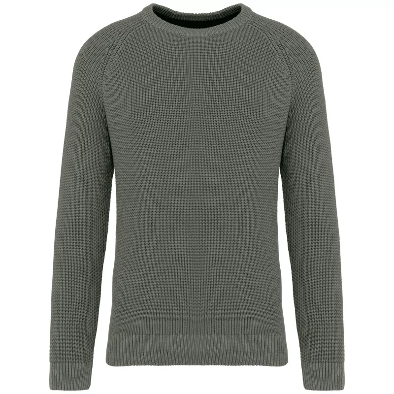 Pull écoresponsable à grosses mailles homme