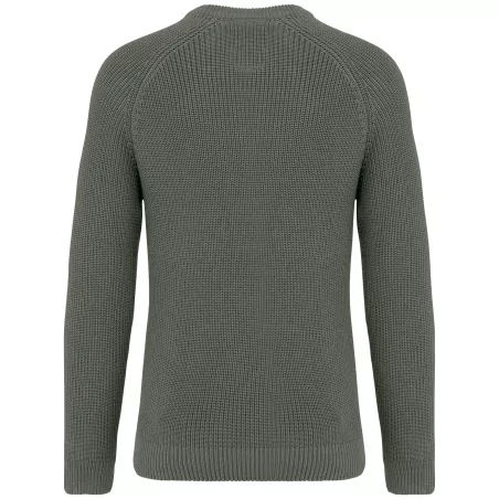 Pull écoresponsable à grosses mailles homme