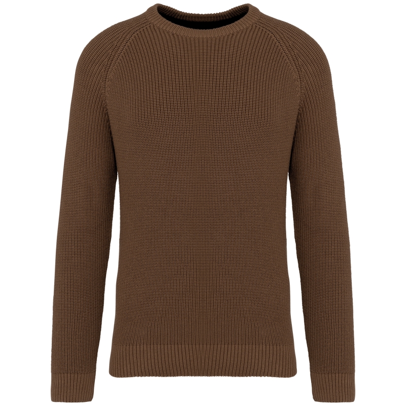 Pull écoresponsable à grosses mailles homme