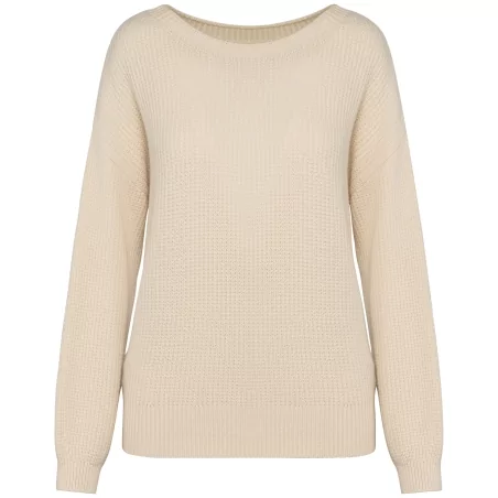 Pull écoresponsable en laine mérinos femme