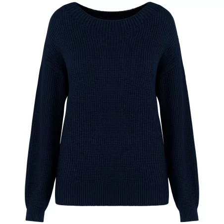 Pull écoresponsable en laine mérinos femme