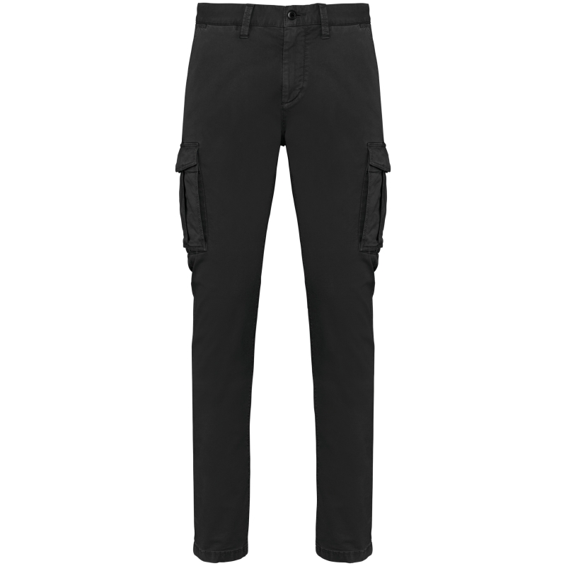 Pantalon cargo écoresponsable délavé homme