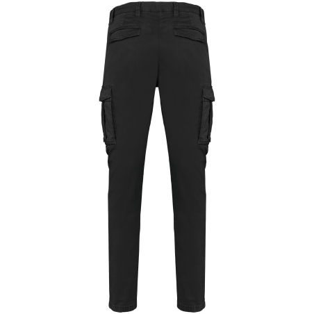 Pantalon cargo écoresponsable délavé homme