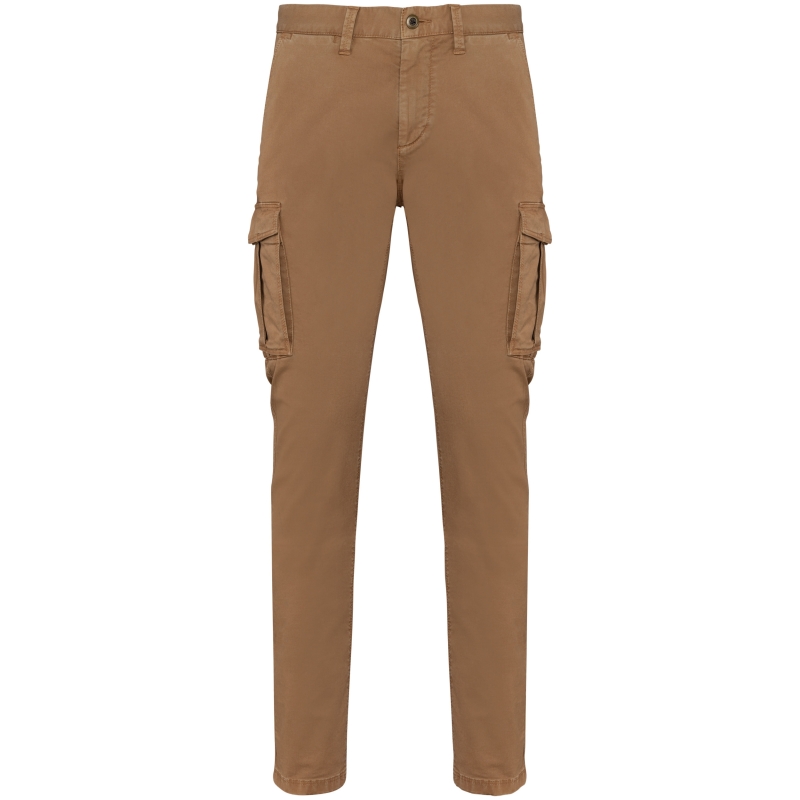 Pantalon cargo écoresponsable délavé homme