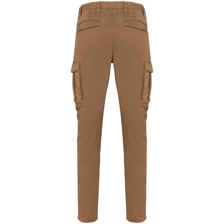 Pantalon cargo écoresponsable délavé homme