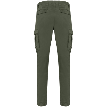 Pantalon cargo écoresponsable délavé homme