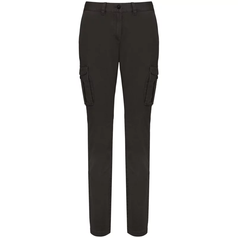 Pantalon cargo écoresponsable délavé femme