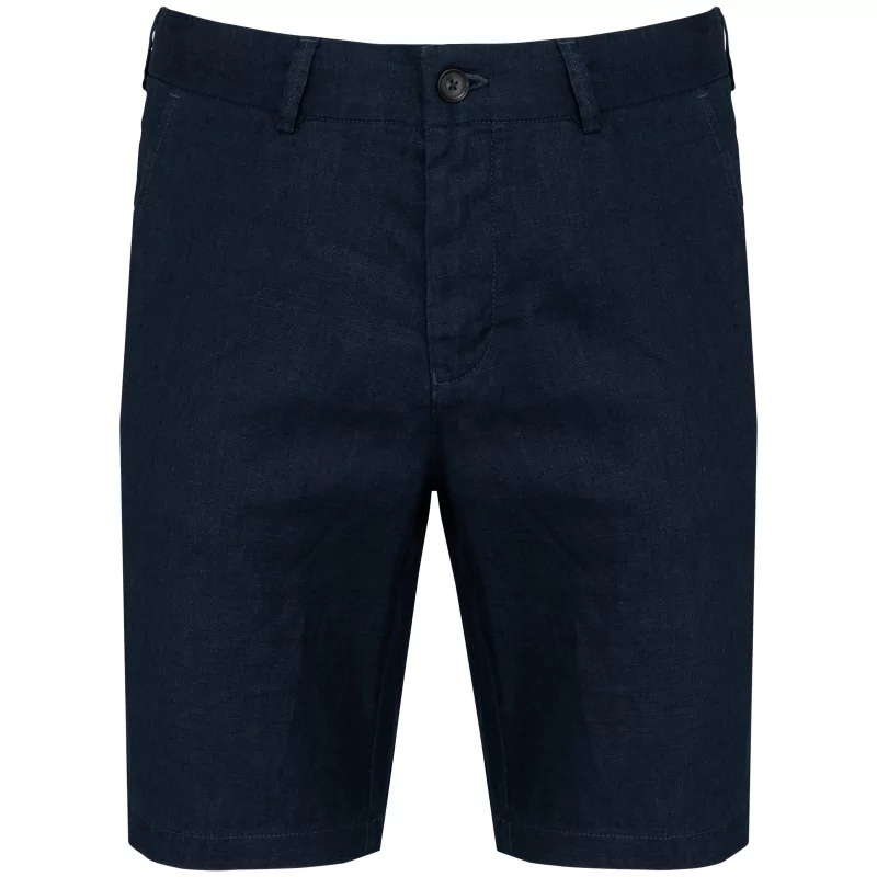 Bermuda en lin homme