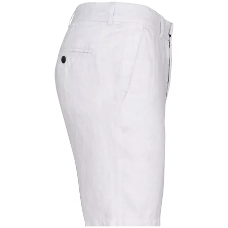 Bermuda en lin homme