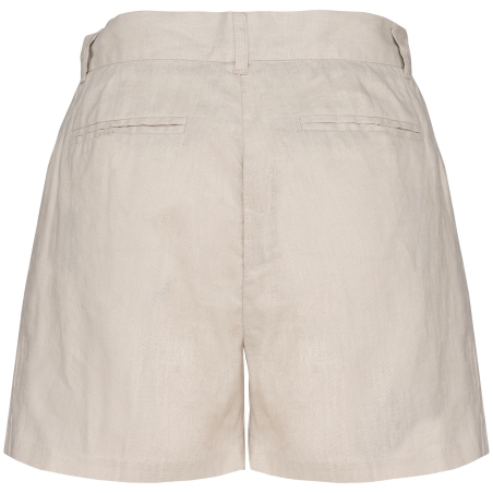 Short en lin femme