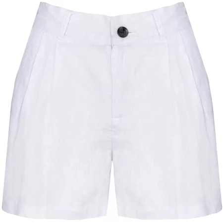 Short en lin femme