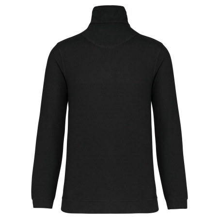 Trucker  sweat-shirt piqué col zippé homme