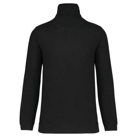 Trucker  sweat-shirt piqué col zippé homme