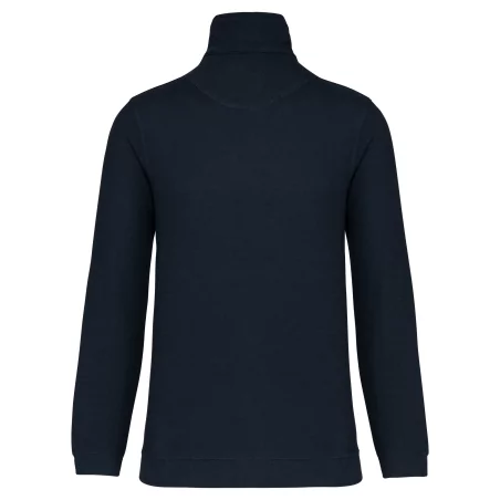 Trucker  sweat-shirt piqué col zippé homme