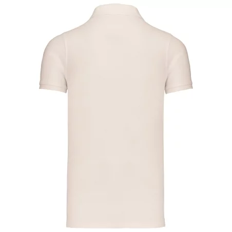 Polos coton piqué bio manches courtes homme