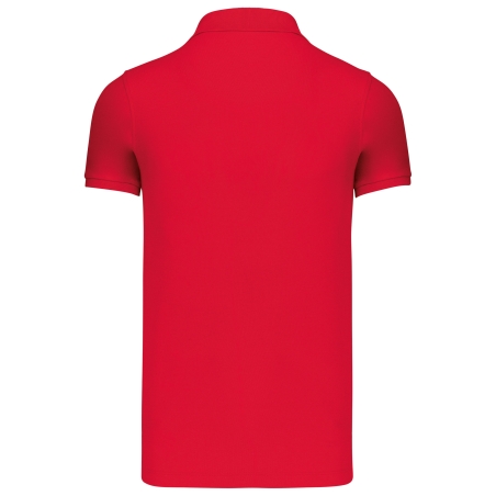 Polos coton piqué bio manches courtes homme