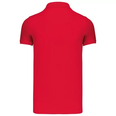 Polos coton piqué bio manches courtes homme