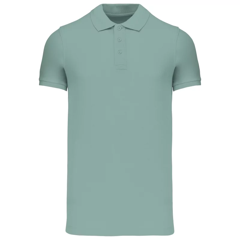 Polos coton piqué bio manches courtes homme