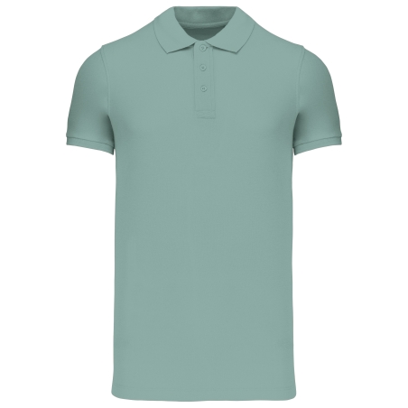 Polos coton piqué bio manches courtes homme