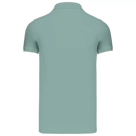 Polos coton piqué bio manches courtes homme