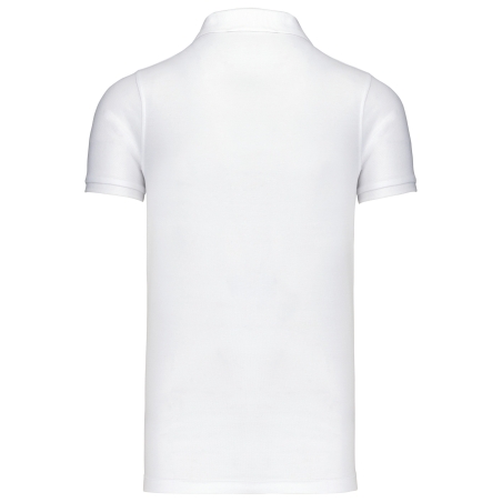 Polos coton piqué bio manches courtes homme