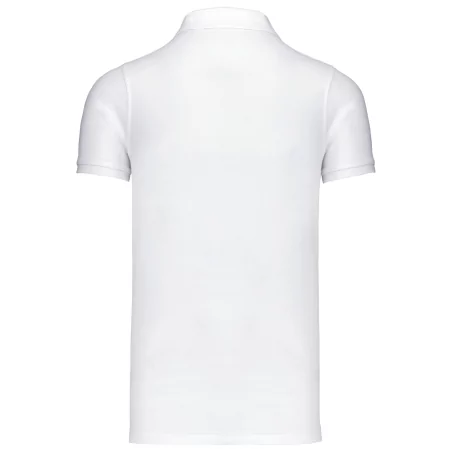 Polos coton piqué bio manches courtes homme