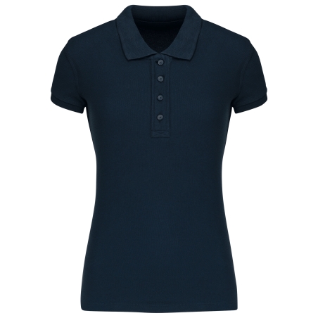 Polo piqué Bio manches courtes femme