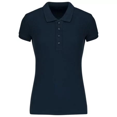 Polo piqué Bio manches courtes femme