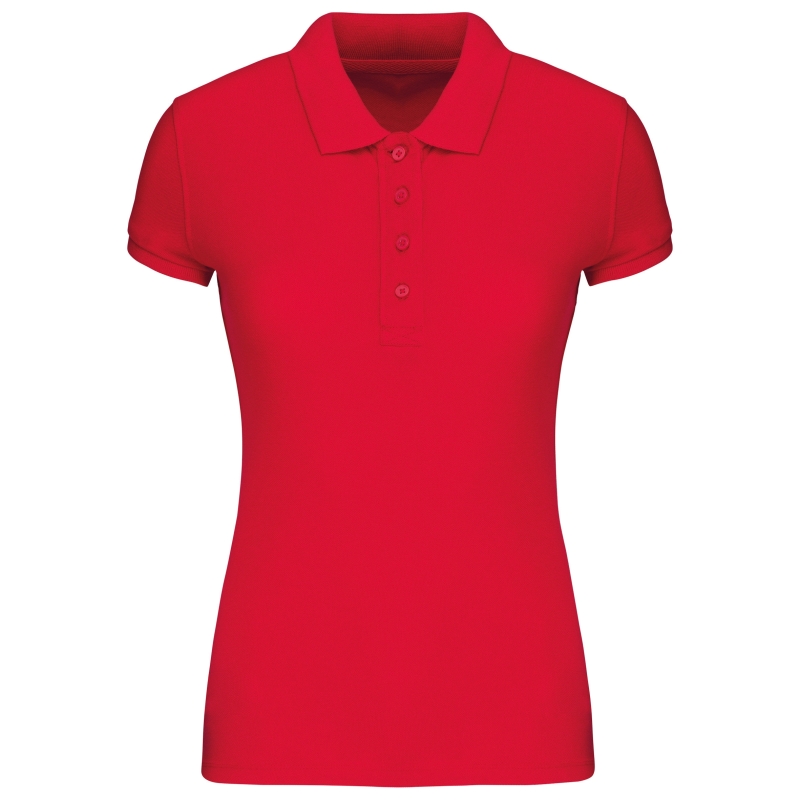 Polo piqué Bio manches courtes femme