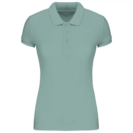 Polo piqué Bio manches courtes femme