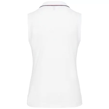 Polo sans manches femme