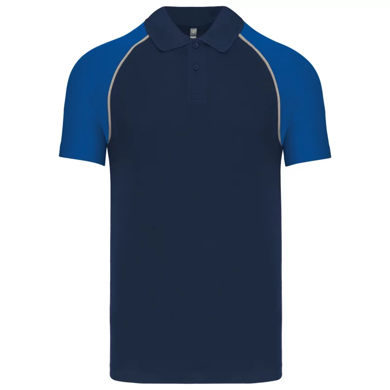 Polo baseball manches courtes