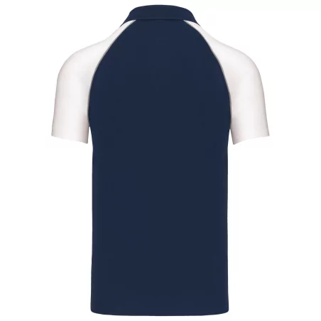 Polo baseball manches courtes
