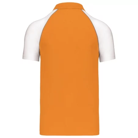 Polo baseball manches courtes