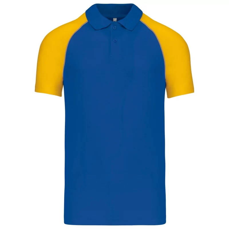 Polo baseball manches courtes