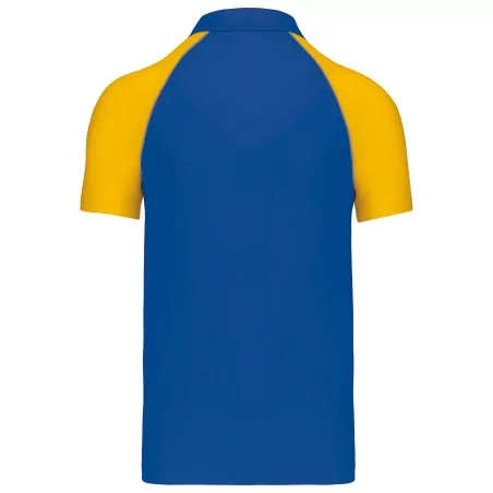 Polo baseball manches courtes