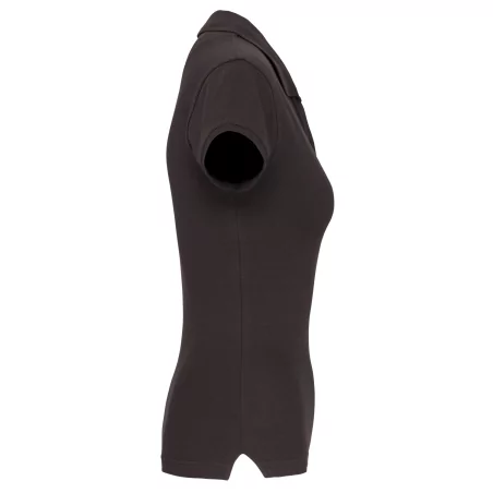 Polo piqué manches courtes femme