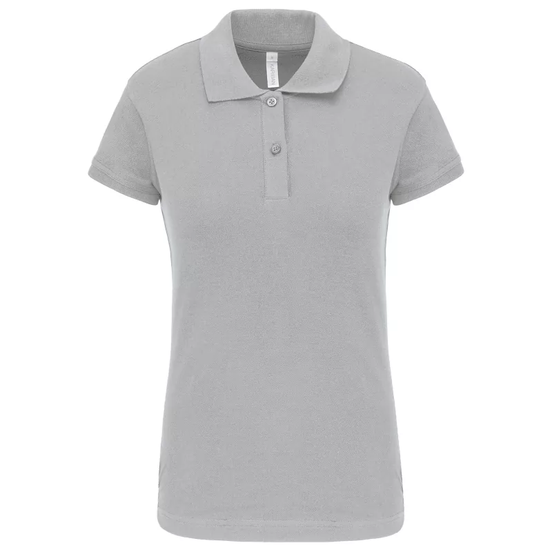 Polo piqué manches courtes femme