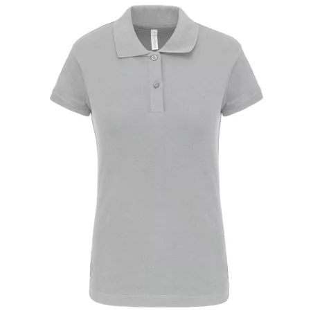Polo piqué manches courtes femme
