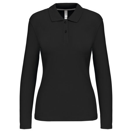 Polo manches longues femme