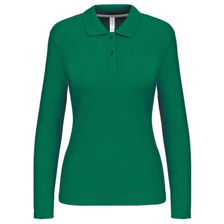 Polo manches longues femme