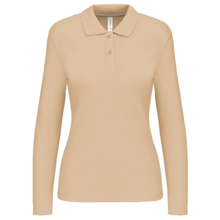 Polo manches longues femme