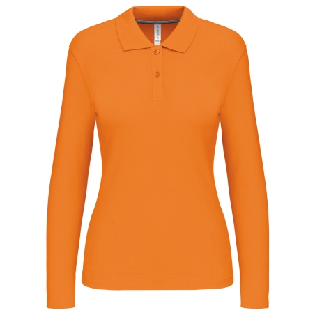 Polo manches longues femme