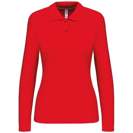 Polo manches longues femme