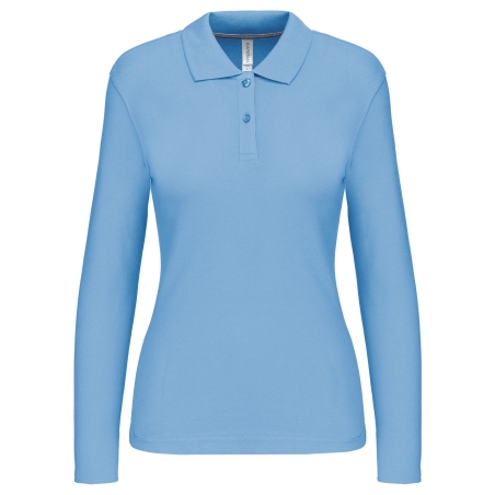 Polo manches longues femme