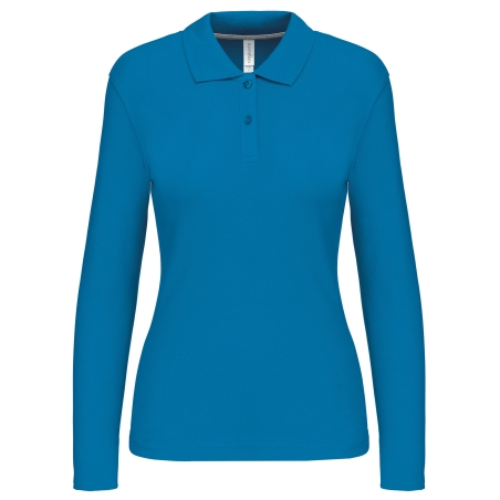 Polo manches longues femme